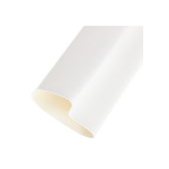 RS PRO,392-315,RS PRO 阻燃 聚烯烃 热缩管, 白色, Φ38.1 mm, 1.2m长, 2:1收缩比, 19.1 mm收缩径