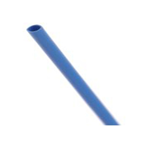 RS PRO,397-871,RS PRO 阻燃 聚烯烃 热缩管, 蓝色, Φ1.6 mm, 1.2m长, 2:1收缩比, 0.8 mm收缩径