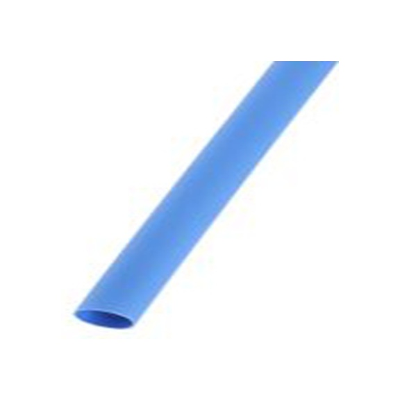 RS PRO,397-916,RS PRO 阻燃 聚烯烃 热缩管, 蓝色, Φ6.4 mm, 1.2m长, 2:1收缩比, 3.2 mm收缩径