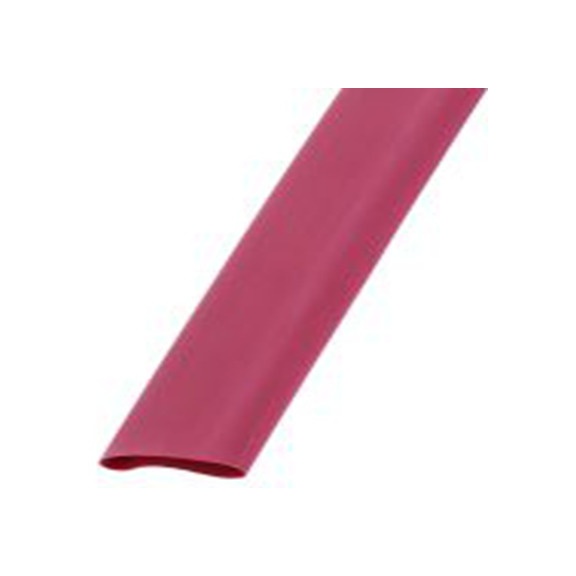 RS PRO,398-262,RS PRO 阻燃 聚烯烃 热缩管, 红色, Φ19.1 mm, 1.2m长, 2:1收缩比, 9.5 mm收缩径