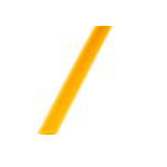 RS PRO,399-489,RS PRO 阻燃 聚烯烃 热缩管, 黄色, Φ1.6 mm, 1.2m长, 2:1收缩比, 0.8 mm收缩径