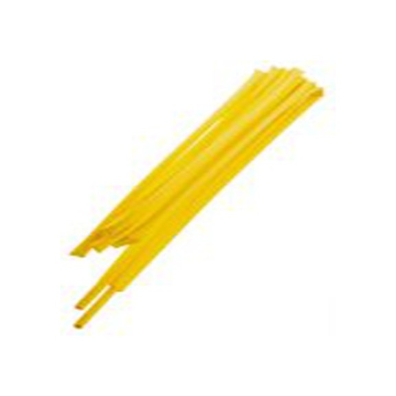 RS PRO,399-524,RS PRO 阻燃 聚烯烃 热缩管, 黄色, Φ6.4 mm, 1.2m长, 2:1收缩比, 3.2 mm收缩径