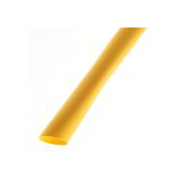 RS PRO,399-619,RS PRO 阻燃 聚烯烃 热缩管, 黄色, Φ9.5 mm, 1.2m长, 2:1收缩比, 4.8 mm收缩径
