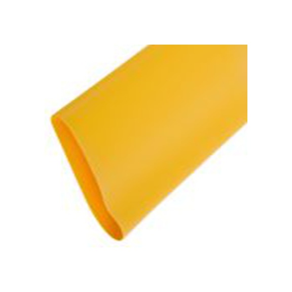 RS PRO,399-653,RS PRO 阻燃 聚烯烃 热缩管, 黄色, Φ38.1 mm, 1.2m长, 2:1收缩比, 19.1 mm收缩径
