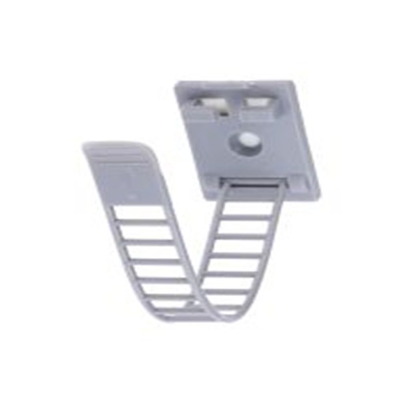 RS PRO,404-449,尼龙, 灰色, 最大捆束22 mm, 自粘固定