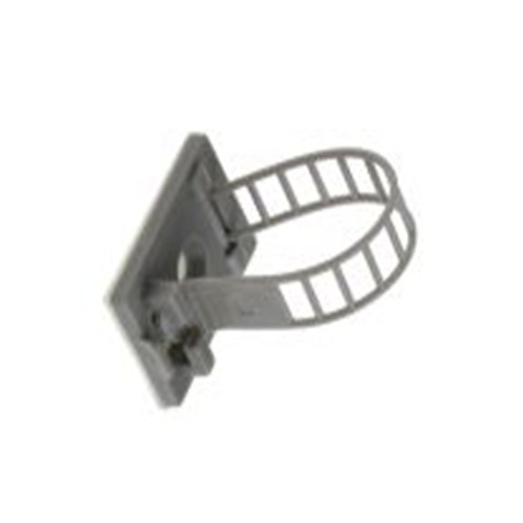 RS PRO,404-455,尼龙, 灰色, 最大捆束17 mm, 自粘固定