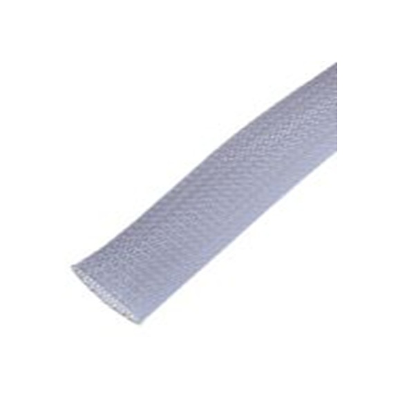 RS PRO,408-192,可扩展 聚乙烯对苯二酸盐 灰色 电缆套管, 5m长 编织层 45 mm