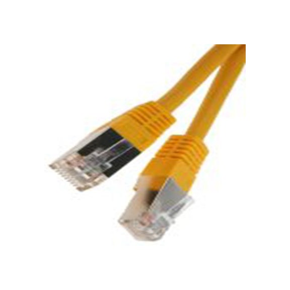 RS PRO,411-201,2 m 屏蔽 6 类 以太网电缆, 屏蔽, 黄色 聚氯乙烯护套