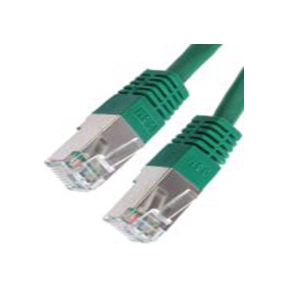 RS PRO,411-362,0.5 m 6 类 以太网电缆, S/FTP屏蔽, 绿色 聚氯乙烯护套, RJ45 公转RJ45 公