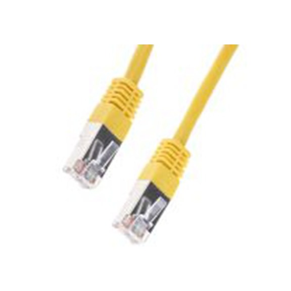 RS PRO,411-368,0.5 m 6 类 以太网电缆, 屏蔽, 黄色 聚氯乙烯护套