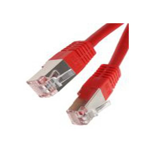 RS PRO,411-431,0.5 m 6 类 以太网电缆, S/FTP屏蔽, 红色 聚氯乙烯护套, RJ45 公转RJ45 公
