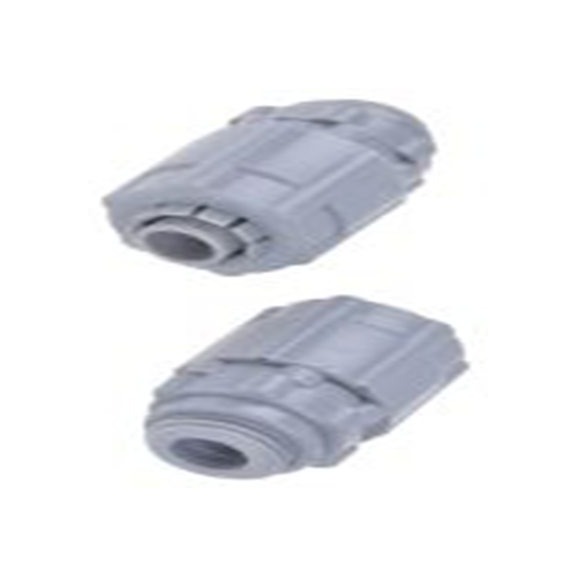 RS PRO,429-662,电缆导管 导管配件, M12螺纹, 尼龙 66制, 10 mm标称尺寸, 灰色表面, IP55, 灰色, BGR系列