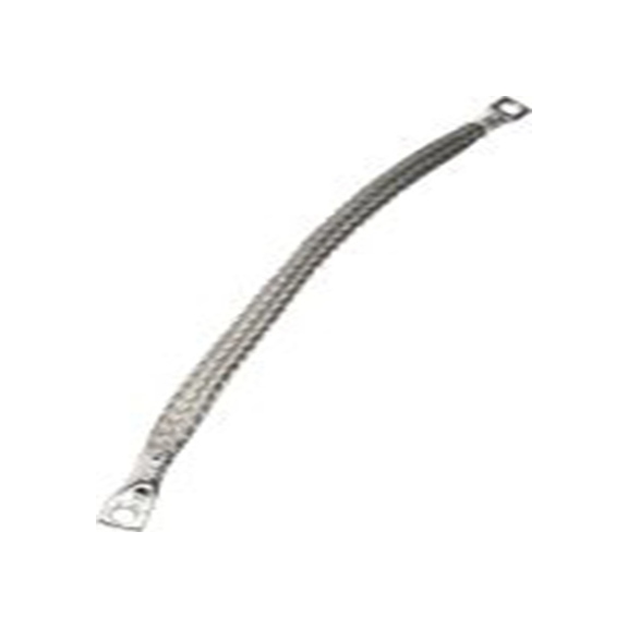 RS PRO,489-163,15.08 mm² 铜编织带, 0.25 m长 M6螺栓, 1174 Ω/km 锡铜线导体, 24 x 20 x 0.2 mm