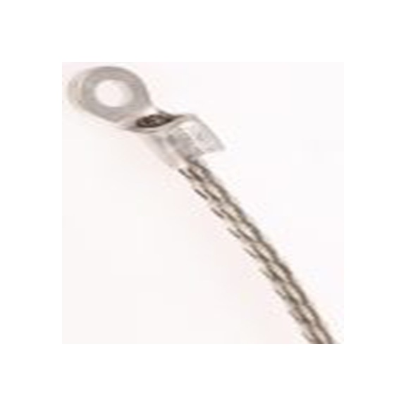 RS PRO,489-181,1.13 mm² 铜编织带, 0.2 m长 M3.5螺栓, 15659 Ω/km 锡铜线导体, 16 x 4 x 0.15 mm