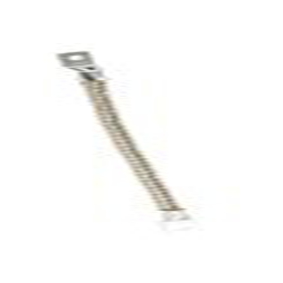 RS PRO,489-214,10.05 mm² 铜编织带, 0.2 m长 M5螺栓, 1762 Ω/km 锡铜线导体, 16 x 20 x 0.2 mm