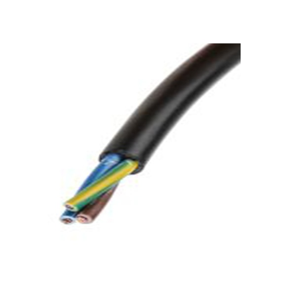 RS PRO,491-835,三芯, 100 m长 电源电缆, 500 V, 黑色 聚氯乙烯护套 70 °C, H05VV-F系列