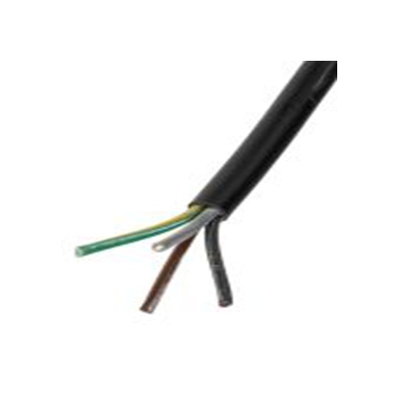 RS PRO,491-904,四芯, 100 m长 电源电缆, 500 V, 黑色 聚氯乙烯护套 70 °C, H05VV-F系列