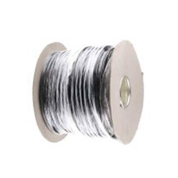 RS PRO,491-932,2芯, 100 m长 电源电缆, 500 V, 黑色 聚氯乙烯护套 70 °C, H05VV-F系列