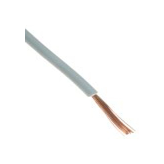 RS PRO,536-130,RS PRO 灰色电线, 0.75 mm², 100m长, 18 AWG, 300/500 V, 最高+70°C, PVC绝缘