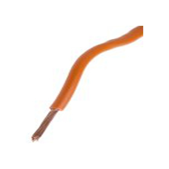 RS PRO,536-158,RS PRO 橙色电线, 1 mm², 100m长, 17 AWG, 300/500 V, 最高+70°C, PVC绝缘