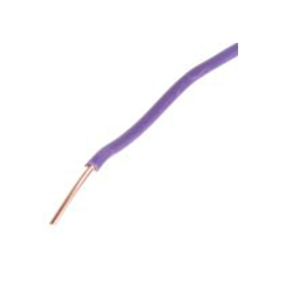 RS PRO,536-293,紫色 坚固 6491X 架空电缆, 1.5 mm², 100 m长 1 聚氯乙烯, 450/750 V, 最高70 °C, H07V-U系列