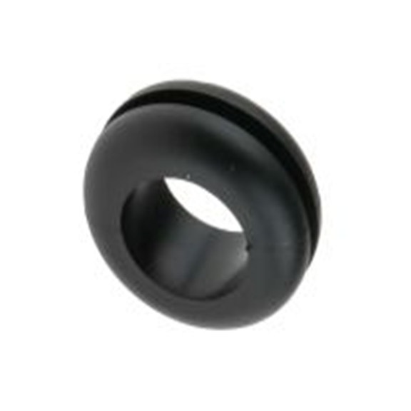 RS PRO,543-210,电缆垫圈  黑色 聚氯乙烯 电缆垫圈, 9.5 mm最大电缆直径, 12.5 mm面板孔径