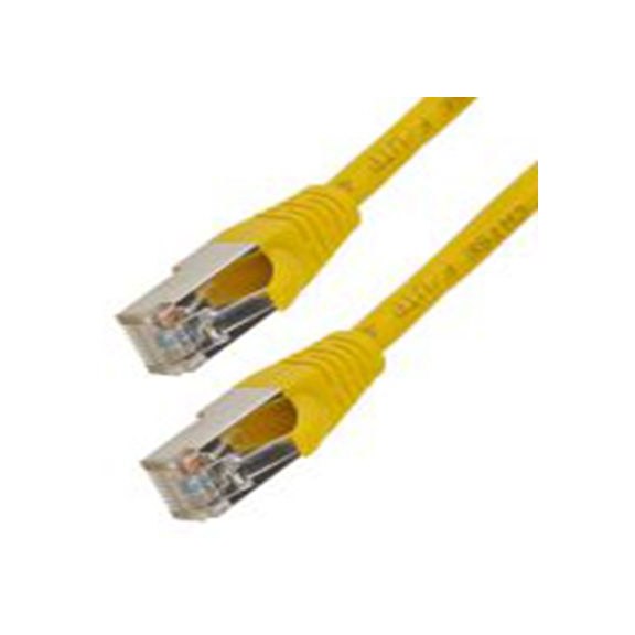 RS PRO,556-247,1 m Cat5e 以太网电缆, F/UTP屏蔽, 黄色 聚氯乙烯护套, RJ45 公转RJ45 公
