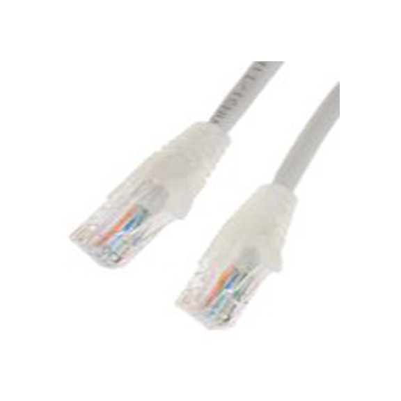 RS PRO,556-269,2 m Cat5e 以太网电缆, U/UTP屏蔽, 灰色 低烟，无卤护套, RJ45 公转RJ45 公