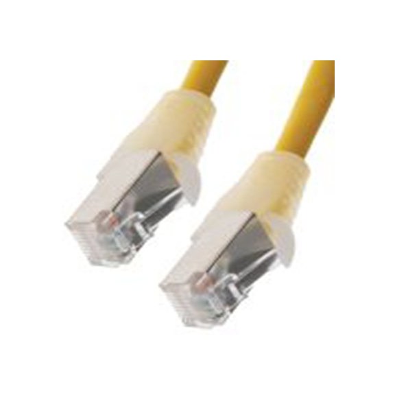 RS PRO,556-297,5 m Cat5e 以太网电缆, F/UTP屏蔽, 黄色 聚氯乙烯护套, RJ45 公转RJ45 公