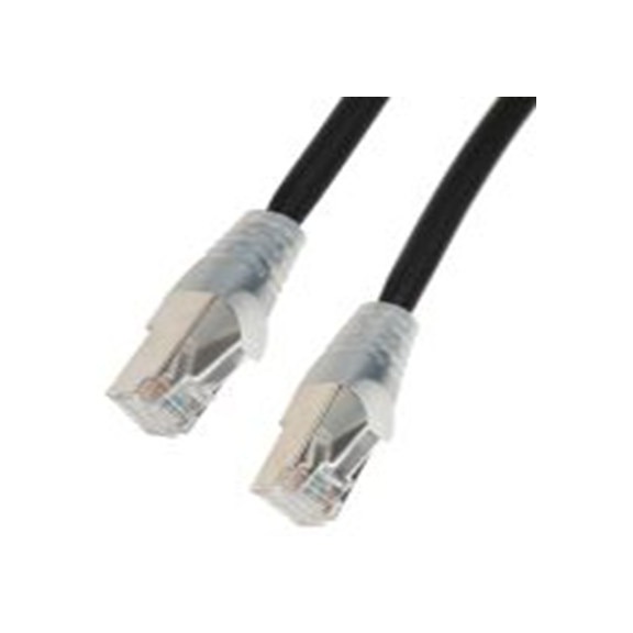 RS PRO,556-342,1 m 6 类 以太网电缆, F/UTP屏蔽, 黑色 低烟，无卤护套, RJ45 公转RJ45 公