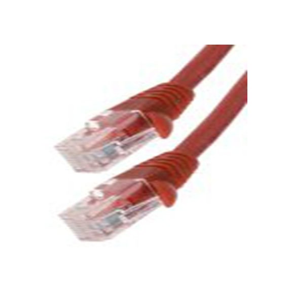 RS PRO,556-370,1 m Cat5e 以太网电缆, U/UTP屏蔽, 红色 低烟，无卤护套, RJ45 公转RJ45 公