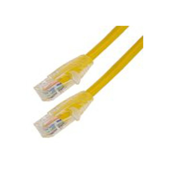 RS PRO,556-411,1 m Cat5e 以太网电缆, U/UTP屏蔽, 黄色 聚氯乙烯护套, RJ45 公转RJ45 公