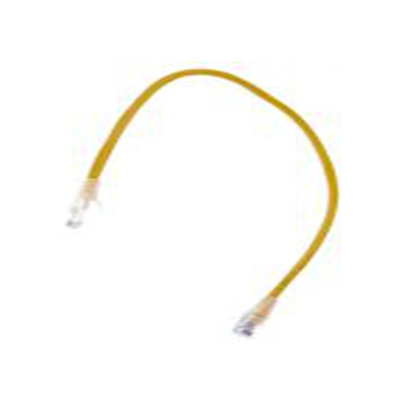 RS PRO,556-415,0.5 m Cat5e 以太网电缆, U/UTP屏蔽, 黄色 聚氯乙烯护套, RJ45 公转RJ45 公