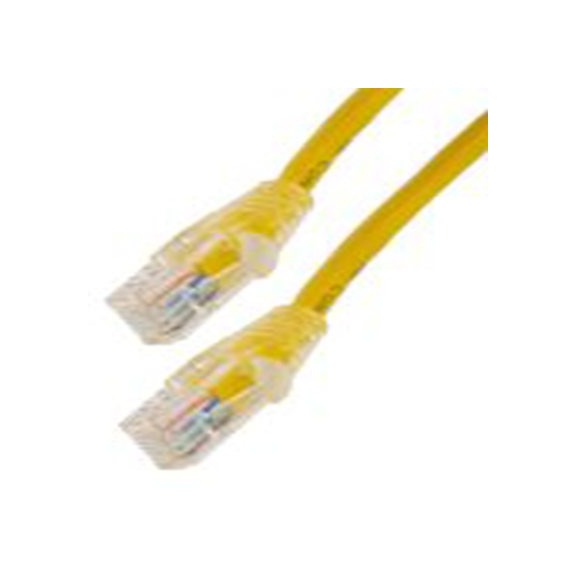 RS PRO,556-421,2 m Cat5e 以太网电缆, U/UTP屏蔽, 黄色 聚氯乙烯护套, RJ45 公转RJ45 公