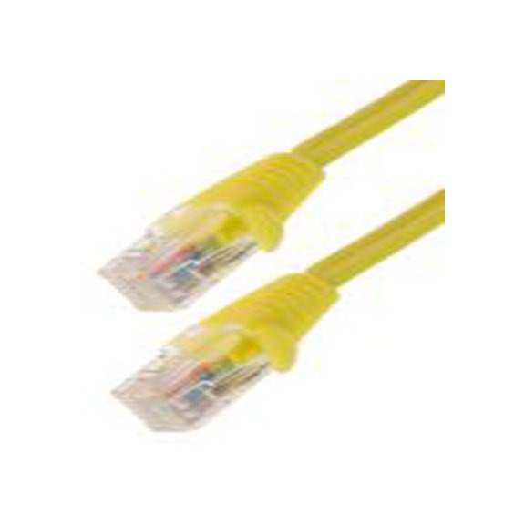 RS PRO,556-433,3 m Cat5e 以太网电缆, U/UTP屏蔽, 黄色 低烟，无卤护套, RJ45 公转RJ45 公