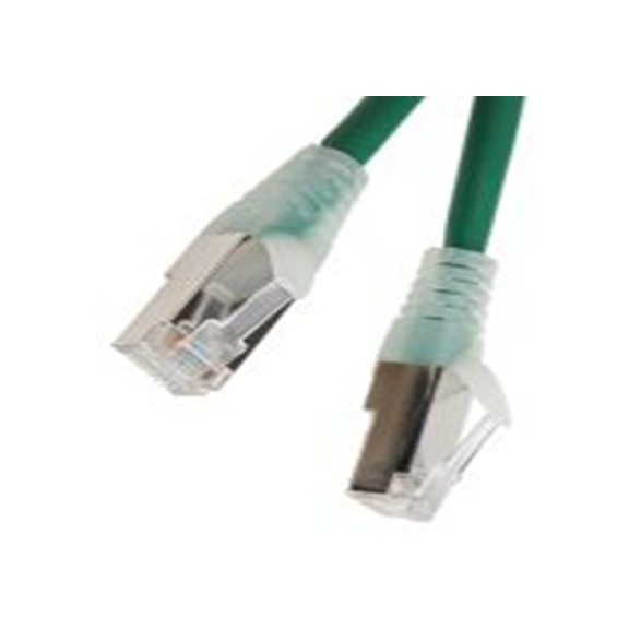 RS PRO,556-679,0.5 m 6 类 以太网电缆, F/UTP屏蔽, 绿色 低烟，无卤护套, RJ45 公转RJ45 公