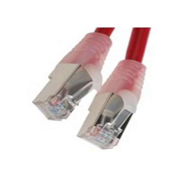 RS PRO,556-736,1 m Cat5e 以太网电缆, F/UTP屏蔽, 红色 聚氯乙烯护套, RJ45 公转RJ45 公
