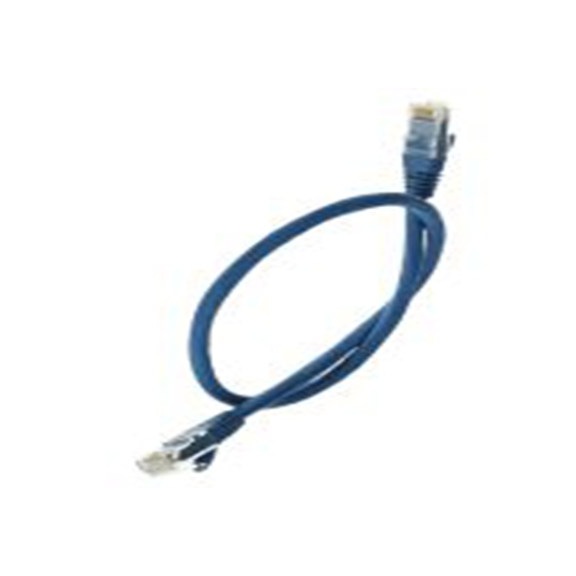 RS PRO,556-796,0.5 m 6 类 以太网电缆, U/UTP屏蔽, 蓝色 低烟，无卤护套, RJ45 公转RJ45 公