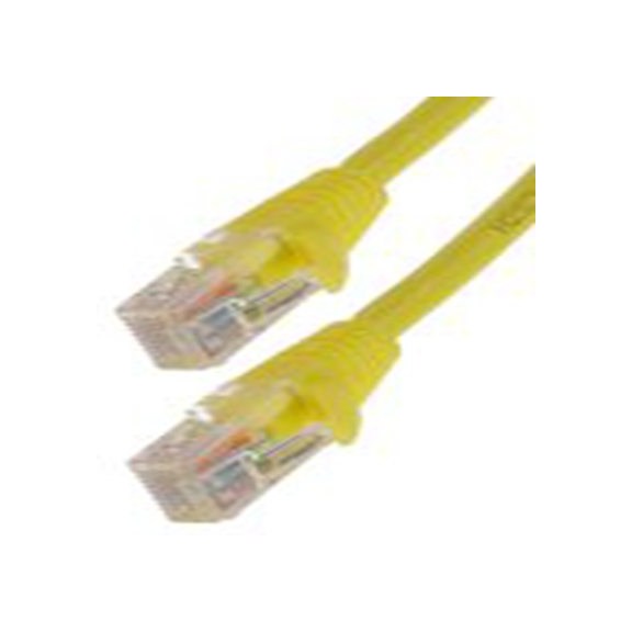 RS PRO,556-831,10 m Cat5e 以太网电缆, U/UTP屏蔽, 黄色 低烟，无卤护套, RJ45 公转RJ45 公