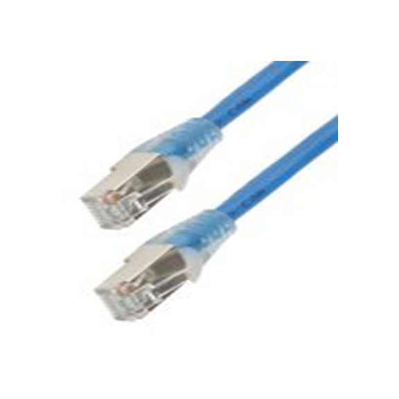 RS PRO,556-954,3 m Cat5e 以太网电缆, F/UTP屏蔽, 蓝色 聚氯乙烯护套, RJ45 公转RJ45 公
