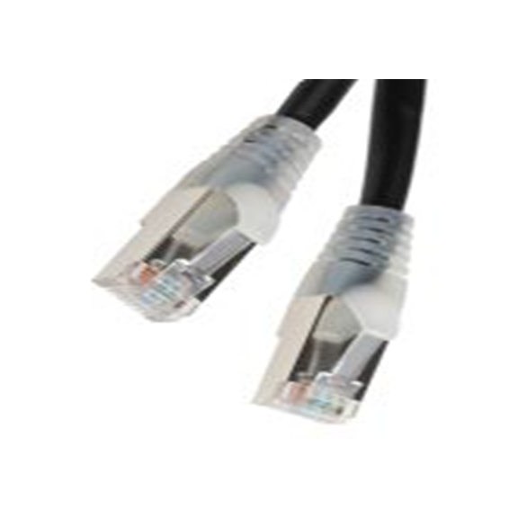 RS PRO,556-960,1 m Cat5e 以太网电缆, 屏蔽, 黑色 聚氯乙烯护套, RJ45 公转RJ45 公