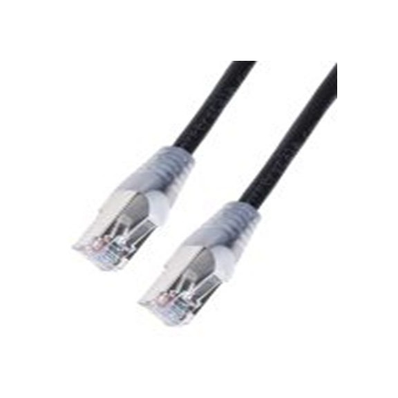 RS PRO,556-972,2 m Cat5e 以太网电缆, 屏蔽, 黑色 聚氯乙烯护套, RJ45 公转RJ45 公