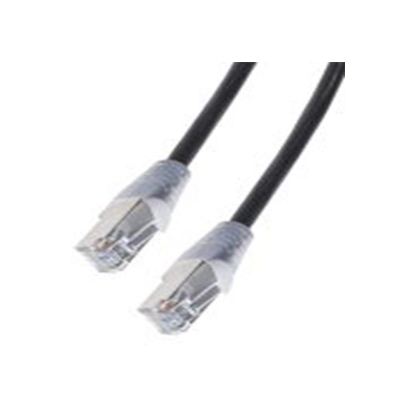 RS PRO,556-982,3 m Cat5e 以太网电缆, 屏蔽, 黑色 聚氯乙烯护套, RJ45 公转RJ45 公