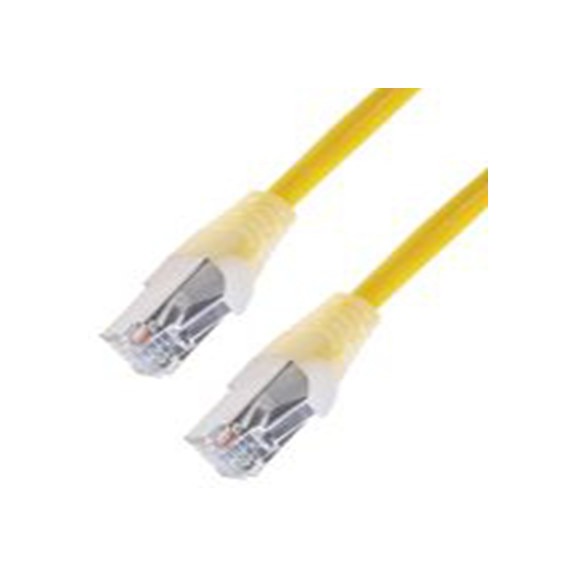 RS PRO,556-994,10 m Cat5e 以太网电缆, F/UTP屏蔽, 黄色 聚氯乙烯护套, RJ45 公转RJ45 公