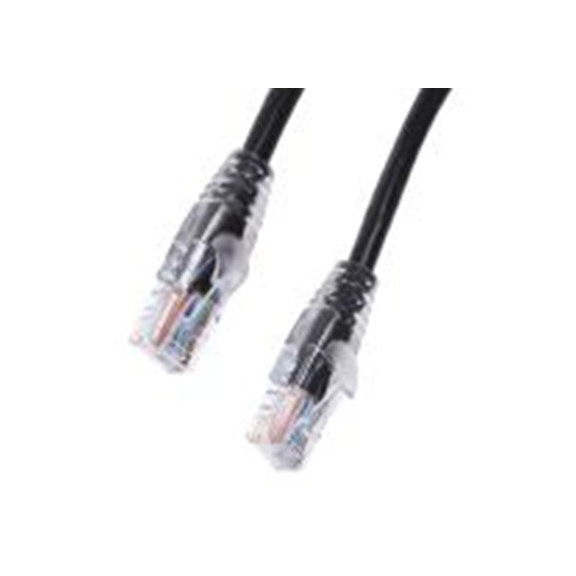 RS PRO,557-115,1 m Cat5e 以太网电缆, 无屏蔽, 黑色 聚氯乙烯护套, RJ45 公转RJ45 公