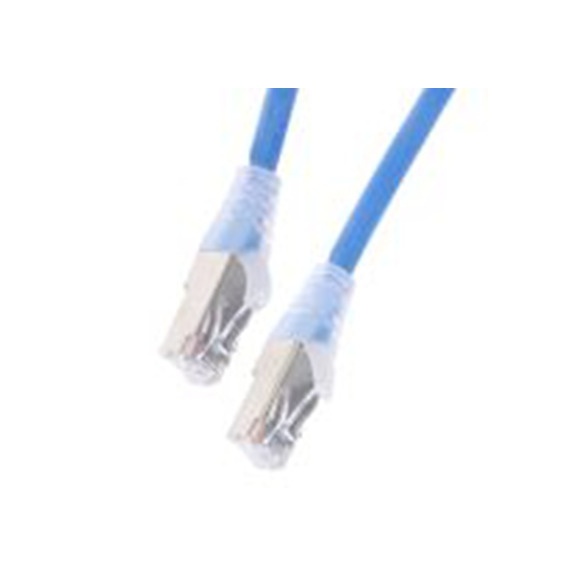 RS PRO,557-187,0.5 m 6 类 以太网电缆, F/UTP屏蔽, 蓝色 低烟，无卤护套, RJ45 公转RJ45 公