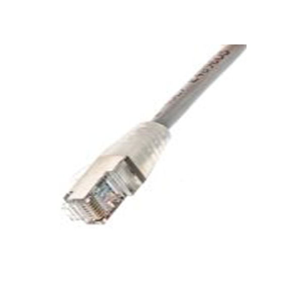 RS PRO,557-234,0.5 m Cat5e 以太网电缆, F/UTP屏蔽, 灰色 聚氯乙烯护套, RJ45 公转RJ45 公