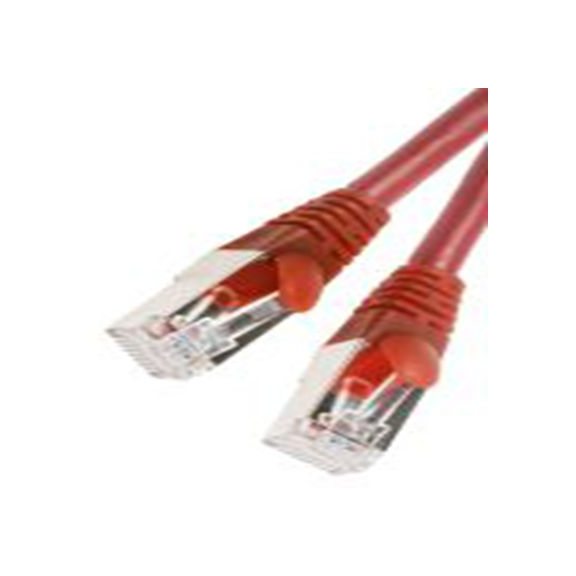 RS PRO,557-351,0.5 m 6 类 以太网电缆, F/UTP屏蔽, 红色 低烟，无卤护套, RJ45 公转RJ45 公