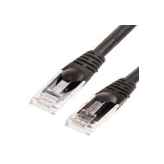 RS PRO,557-367,0.5 m 6 类 以太网电缆, U/UTP屏蔽, 黑色 低烟，无卤护套, RJ45 公转RJ45 公