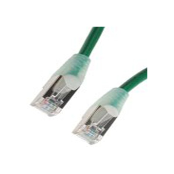 RS PRO,557-379,2 m Cat5e 以太网电缆, F/UTP屏蔽, 绿色 聚氯乙烯护套, RJ45 公转RJ45 公